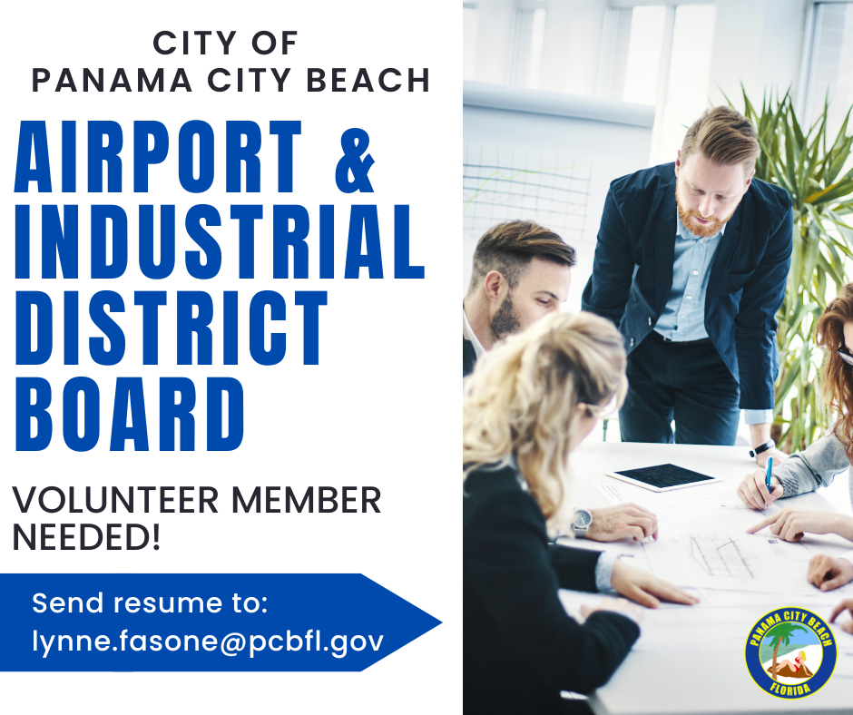 City Seeking Volunteer for Airport & Industrial District Board