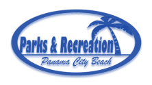 Panama City Beach Parks & Recreation Blue Logo